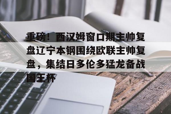 乐动体育入口-重磅！西汉姆窗口期主帅复盘辽宁本钢围绕欧联主帅复盘，集结日多伦多猛龙备战国王杯(坎宁安康宁汉姆)